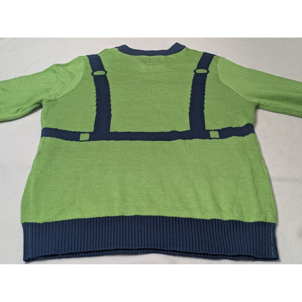 Tipsy Elves Sweater Mens XL Green Sweet Baby Jesus Ugly Christmas Easter - Picture 8 of 12